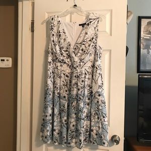 Plus size floral sundress